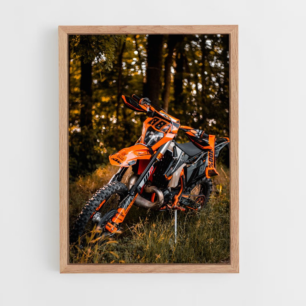Poster Sentier Sauvage – affiche KTM Moto (vue 4)